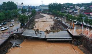 河南南阳遭遇极端暴雨